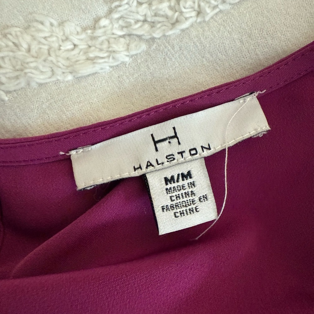 Halston Heritage Magenta Blouse - Picture 10 of 11